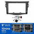 Aerpro AKT016 | 9" Install Kit Suit Toyota RAV4 2006 - 2011 (Compatible With Pioneer DMH-AP6650BT & Kenwood DMX80AXS)