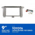 Aerpro AKTO40 | 9" Install Kit Suit Toyota Landcruiser 100 2003 - 2007 (Compatible With Pioneer DMH-AP6650BT & Kenwood DMX80AXS)