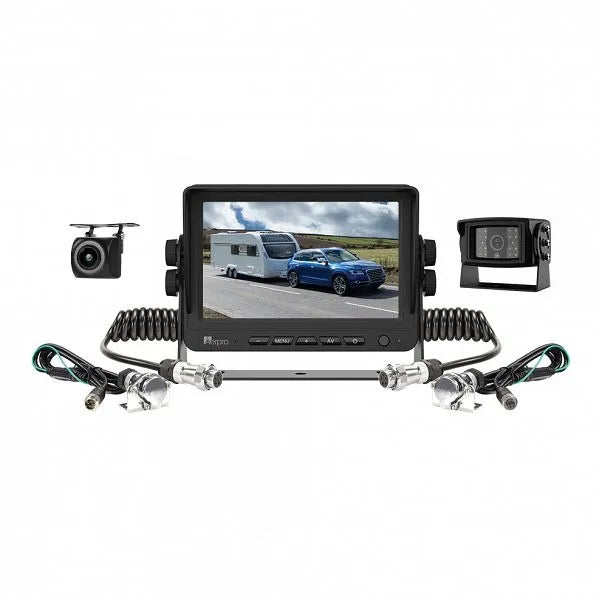 Aerpro AVK7C2 | 7" Heavy-Duty AHD Monitor 1080P 2 Camera Caravan Kit