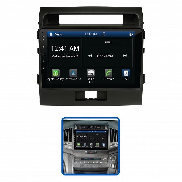 Aerpro AMATO17 10" Multimedia Receiver Suit Toyota Landcruiser 200 Series 2007 - 2011 (With SWC)