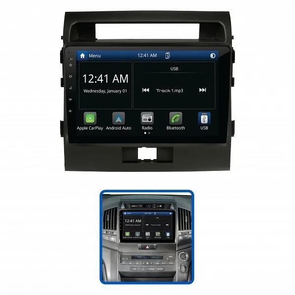 Aerpro AMATO17 10" Multimedia Receiver Suit Toyota Landcruiser 200 Series 2007 - 2011 (With SWC)
