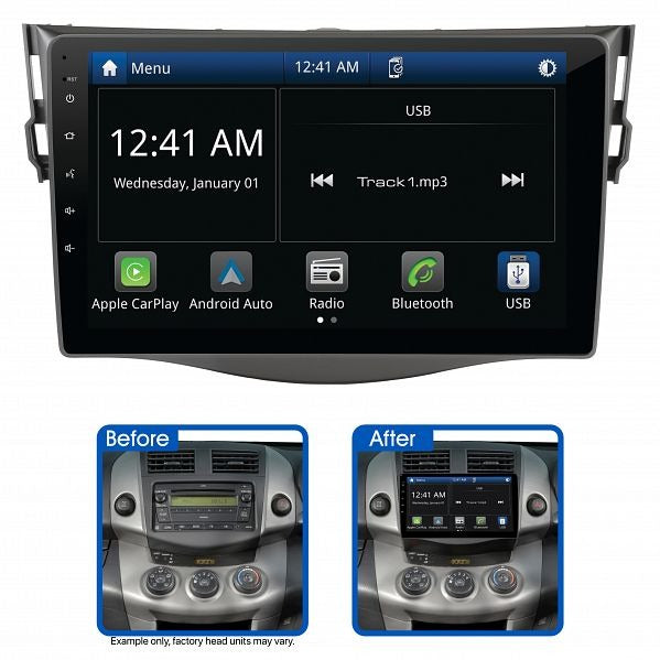 Aerpro AMATO16 9" Multimedia Receiver Suit Toyota RAV4 2006 - 2011