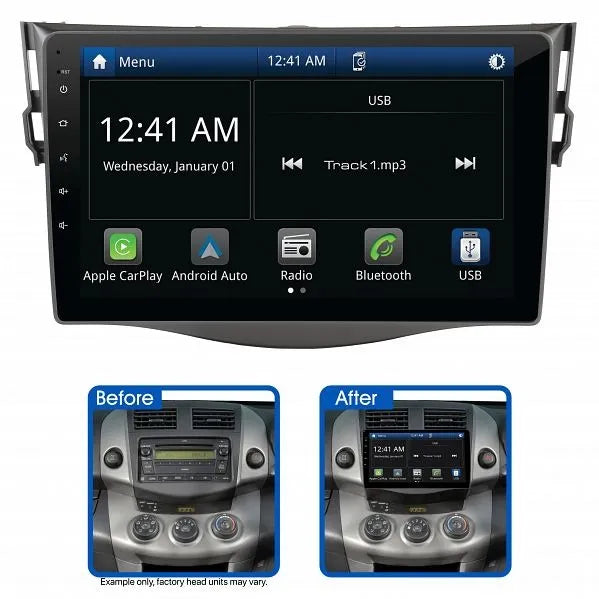 Aerpro AMATO16 9" Multimedia Receiver Suit Toyota RAV4 2006 - 2011