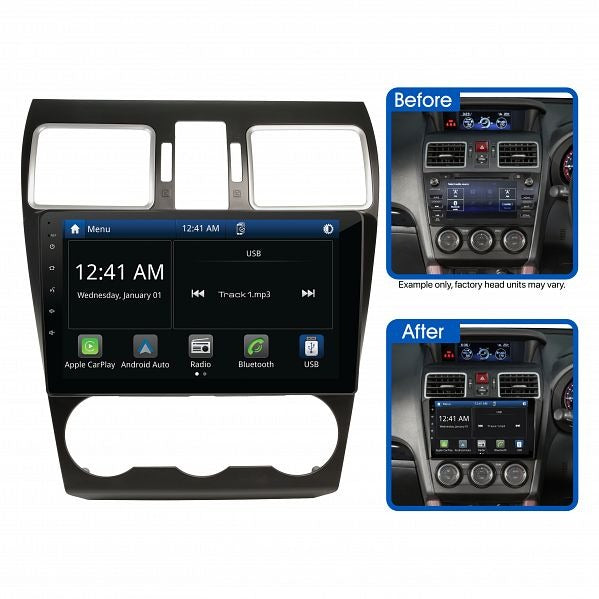 Aerpro AMASU3 9" Multimedia Receiver Suit Subaru Various Models (Without Navigation)