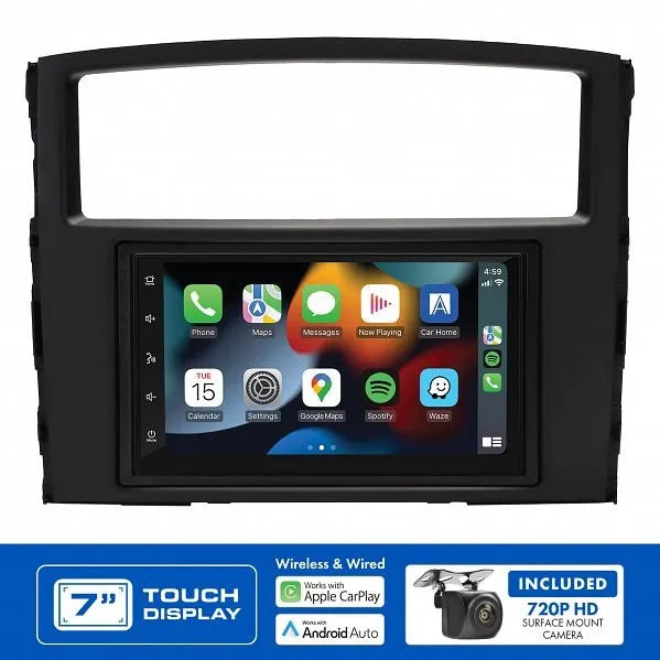 Aerpro AM9100K2 | 7" Multimedia Receiver Suit Mitsubishi Pajero 2012 - 2019