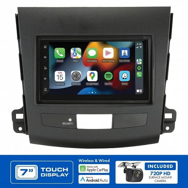 Aerpro AM9212K | 7" Multimedia Receiver | Suit Mitsubishi Outlander 2010 - 2012