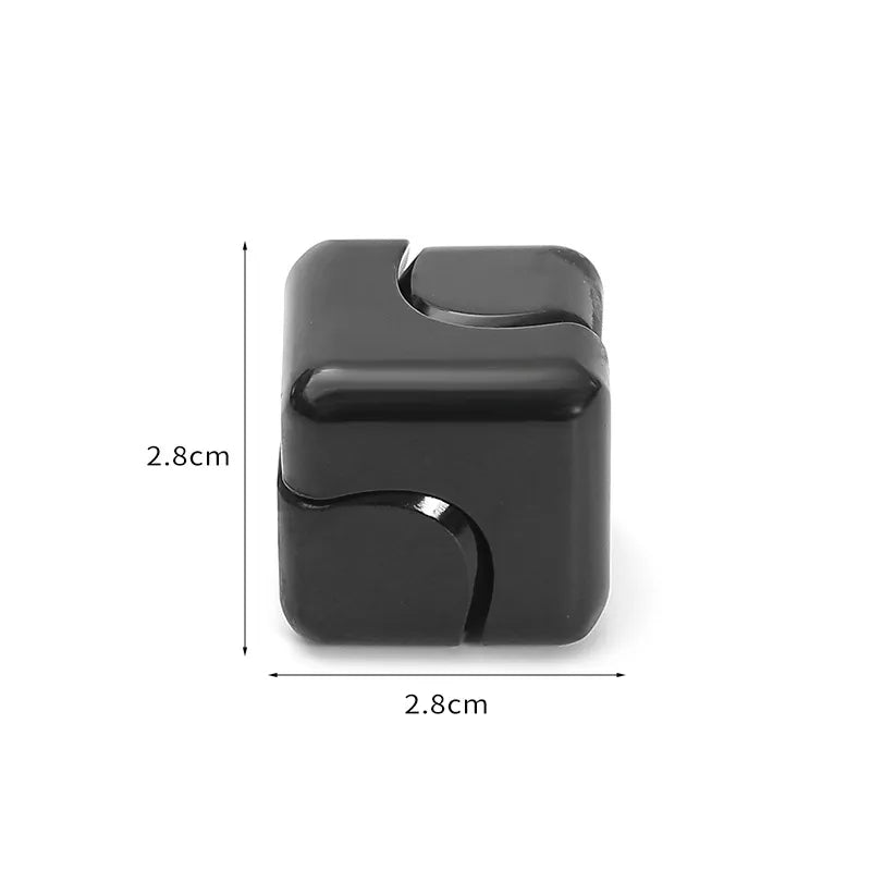ADHIX ADXAPEX - Small Square Dice Fingertip Gyro Metal Magic Finger Fidget Spinner Cube