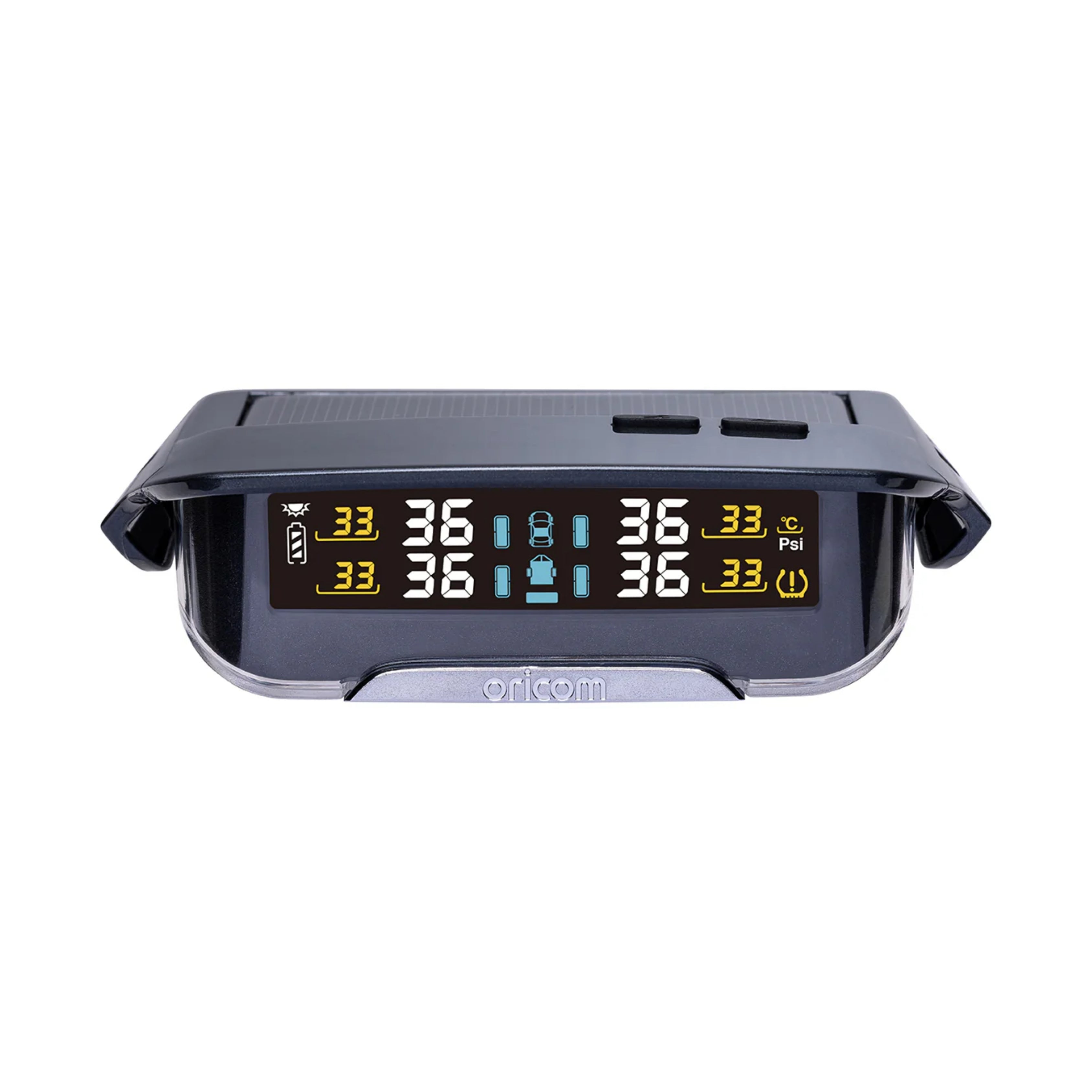Oricom TPMS10-6E Tyre Pressure Monitoring System with 6 External Sensors and App Functionality