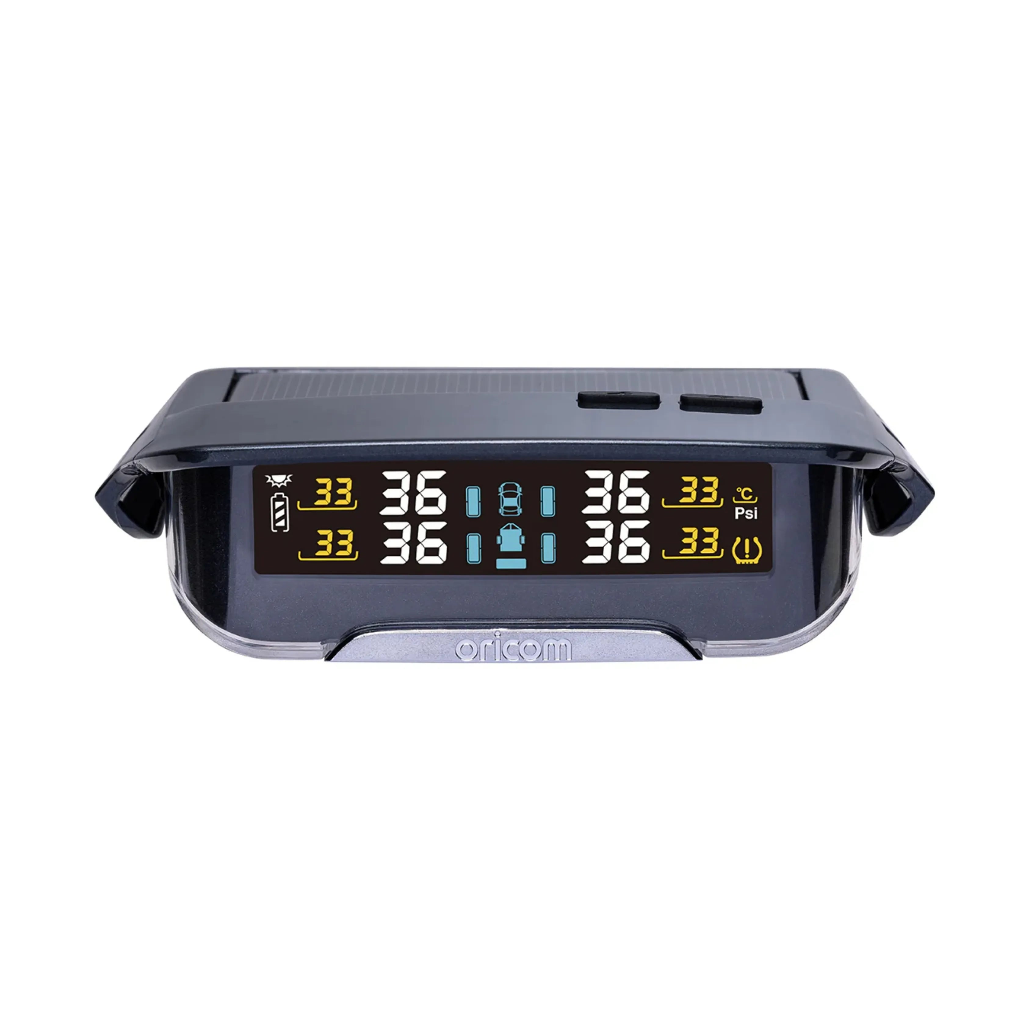 Oricom TPMS10-8E Tyre Pressure Monitoring System with 8 External Sensors and App Functionality