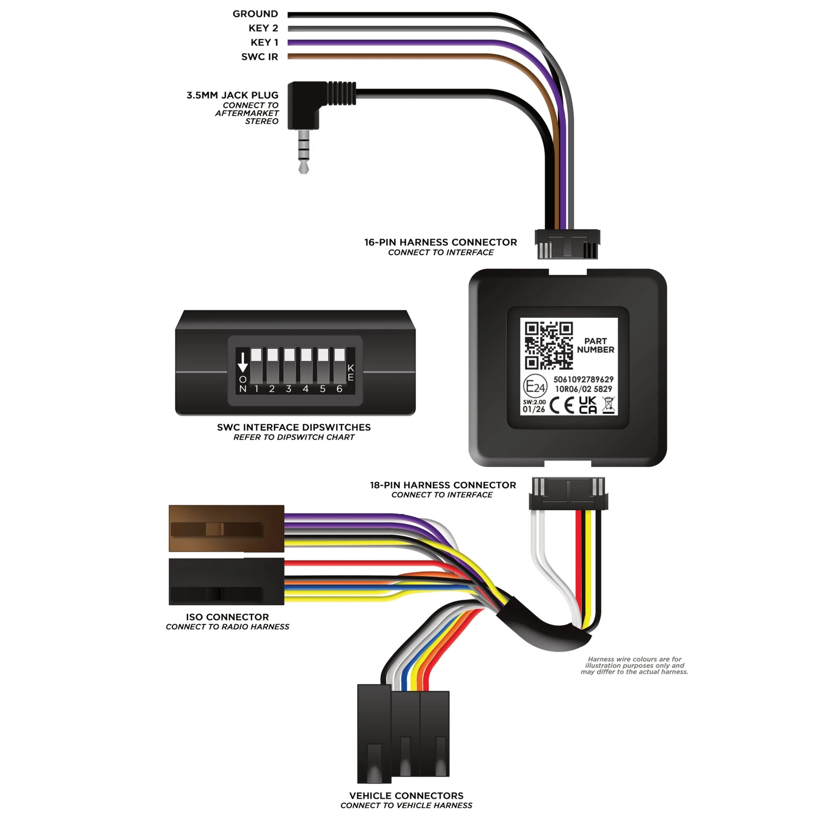 Aerpro SWVYVZC SWC Interface Holden Commodore VY VZ Monaro Statesman