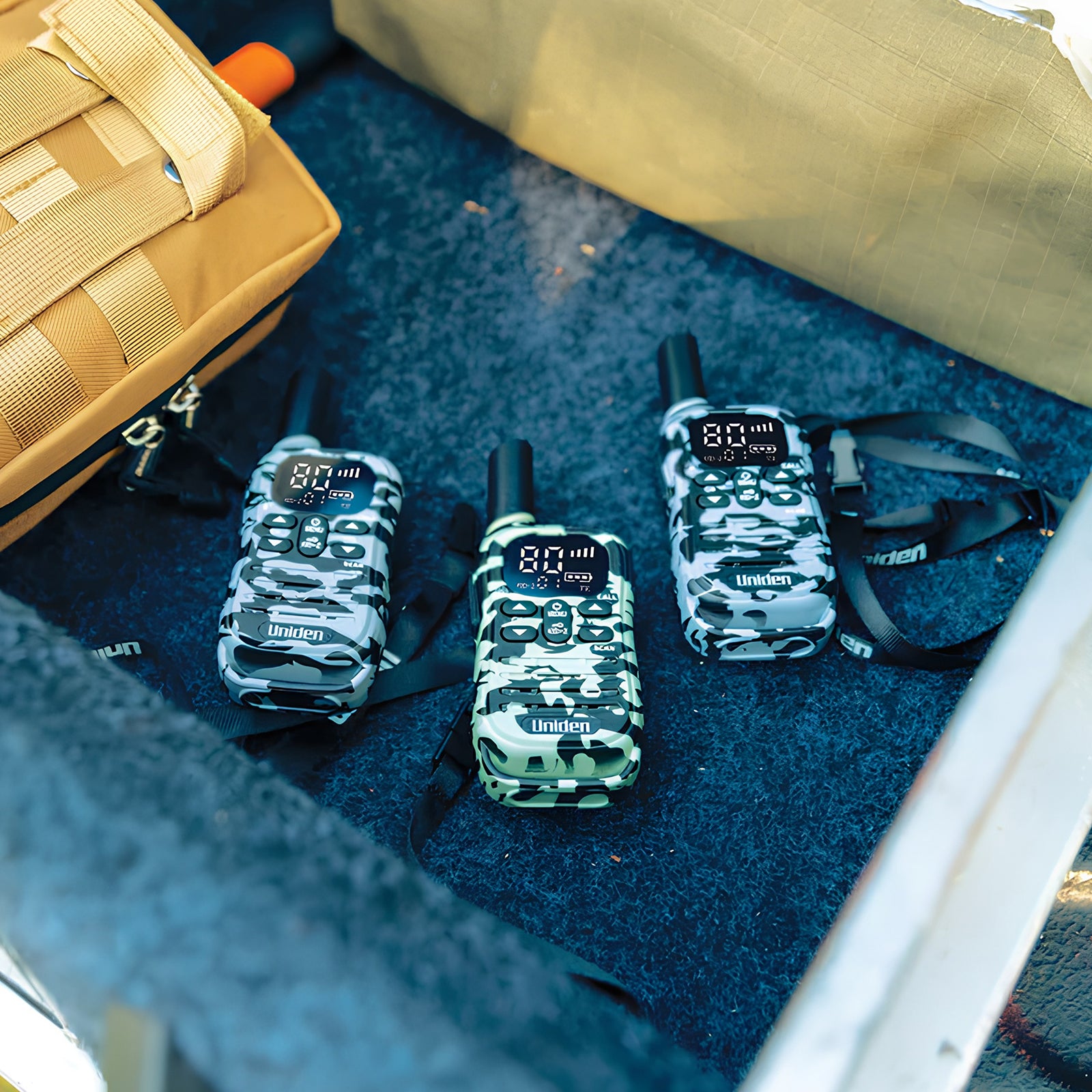 UNIDEN UH45-2 MAX - Ultra-Compact UHF Radio Twin Pack with Kid-Zone Plus and USB-C Charging