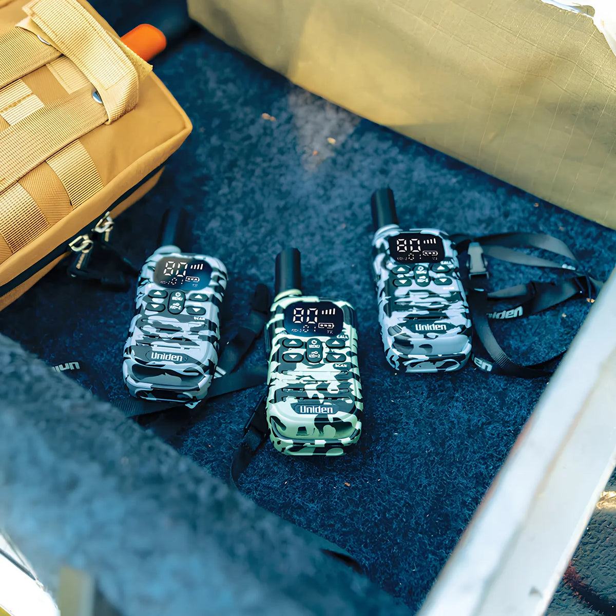 UNIDEN UH45-2 MAX - Ultra-Compact UHF Radio Twin Pack with Kid-Zone Plus and USB-C Charging