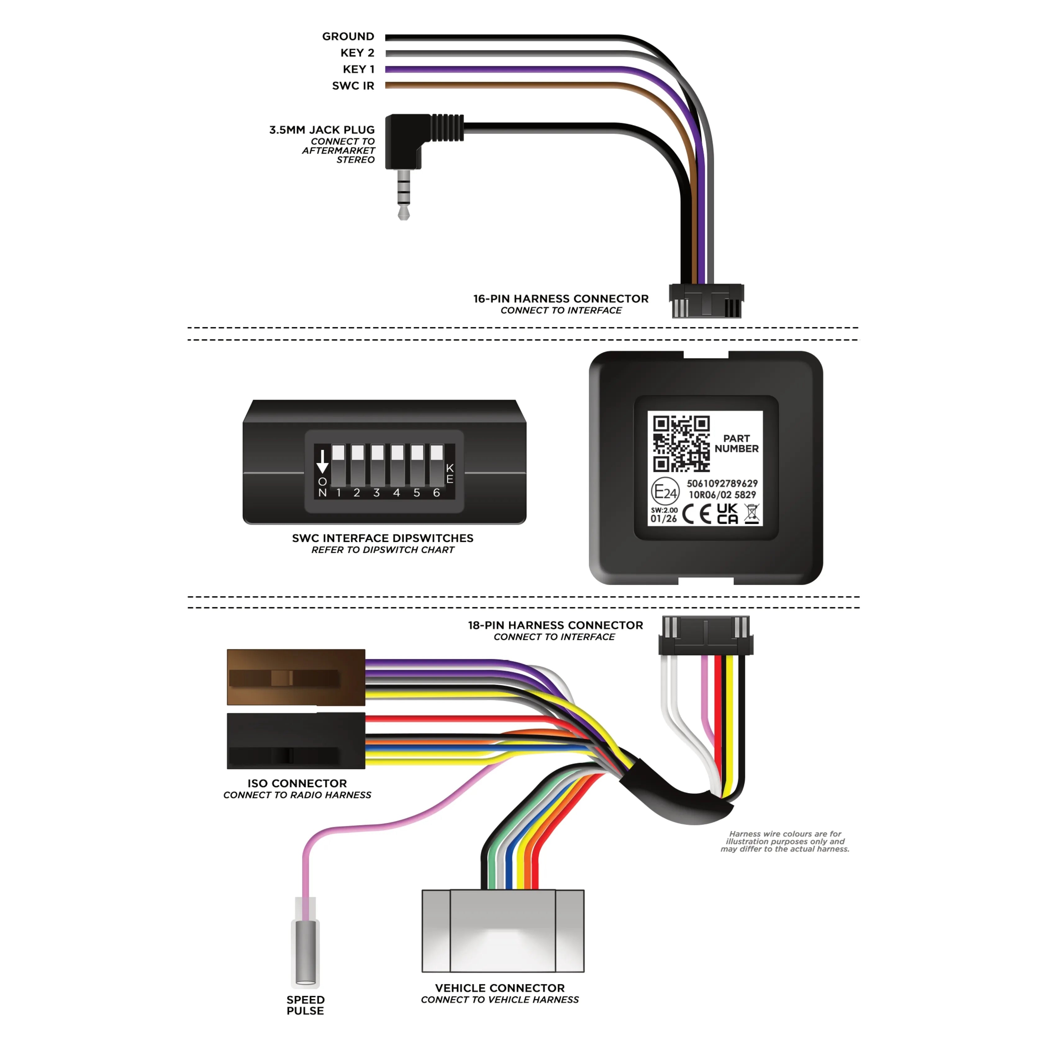 Aerpro SWSZ3C Suzuki Steering Wheel Control SWC Interface