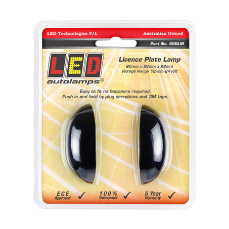 LED Autolamps 60BLM 12/24V Licence Plate