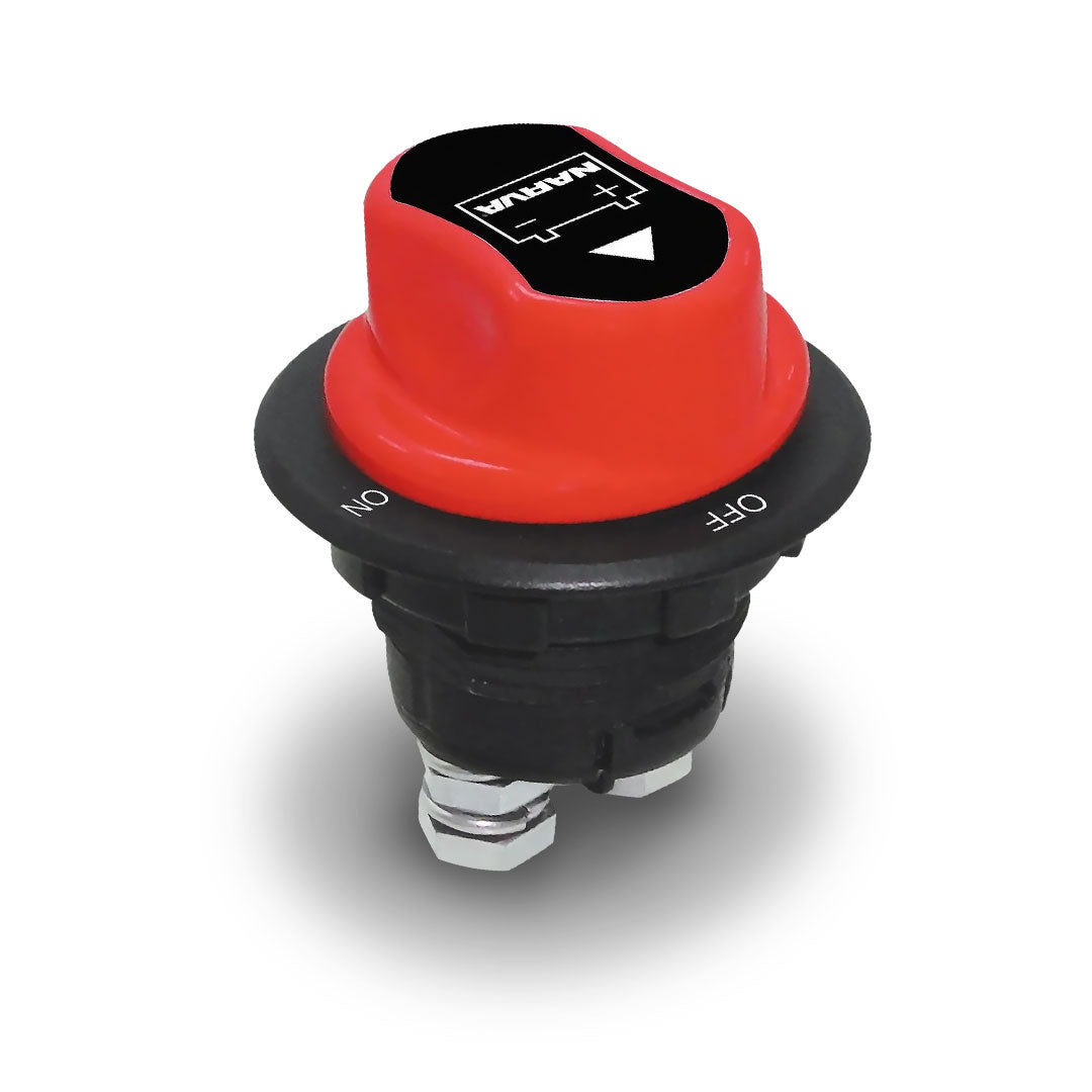 Narva 61036 | Rotary Battery Master | Isolator Switch With Removeable Keyed Knob (Contacts Rated 100A @ 12V)