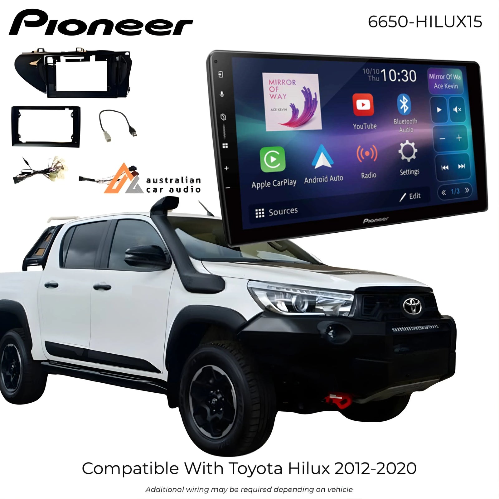 Pioneer 6650-HILUX15 Toyota Hilux 9