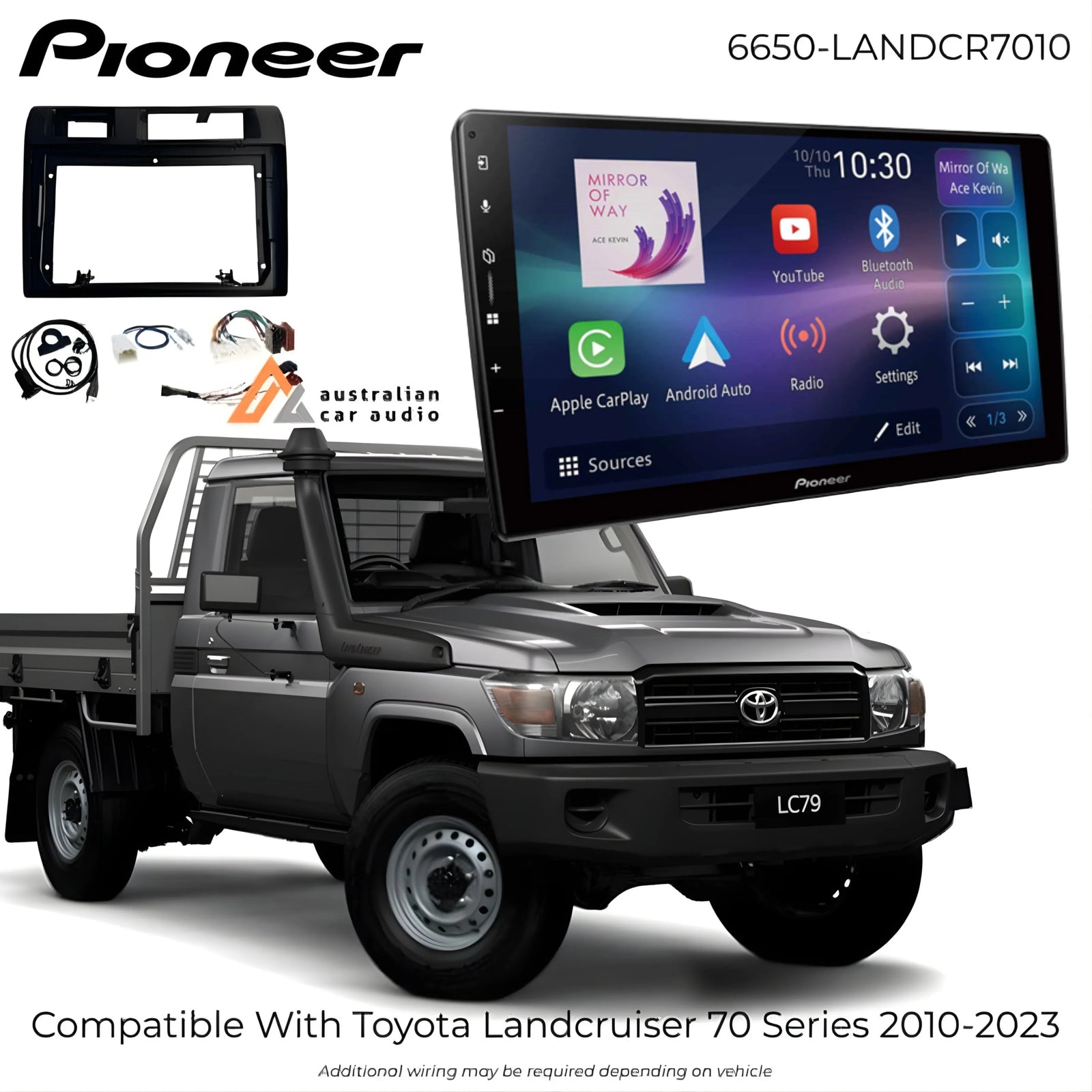 Pioneer 6650-LANDCR7010 Toyota Landcruiser 70 Series 9