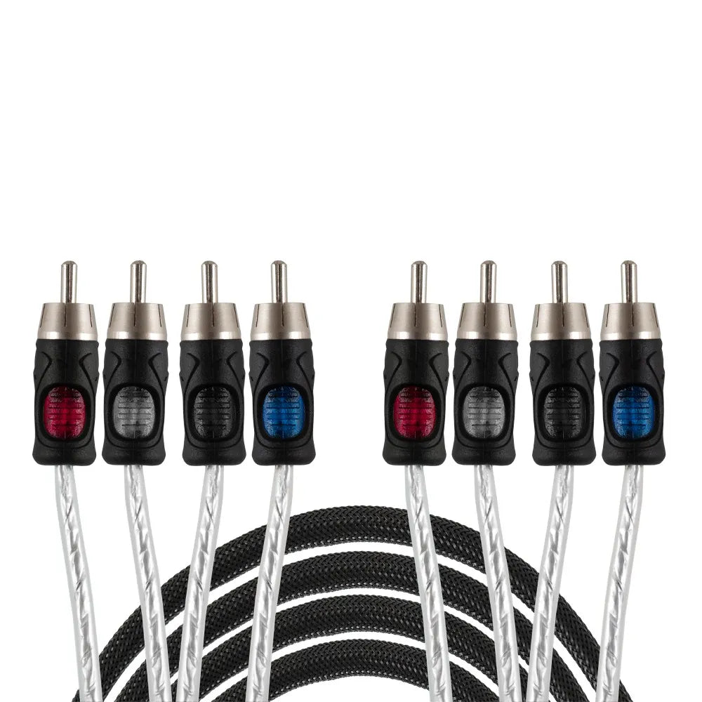 Auto-Connect AC-RCAL3554 5.5M 4-Channel High-Grade Twisted RCA Cable