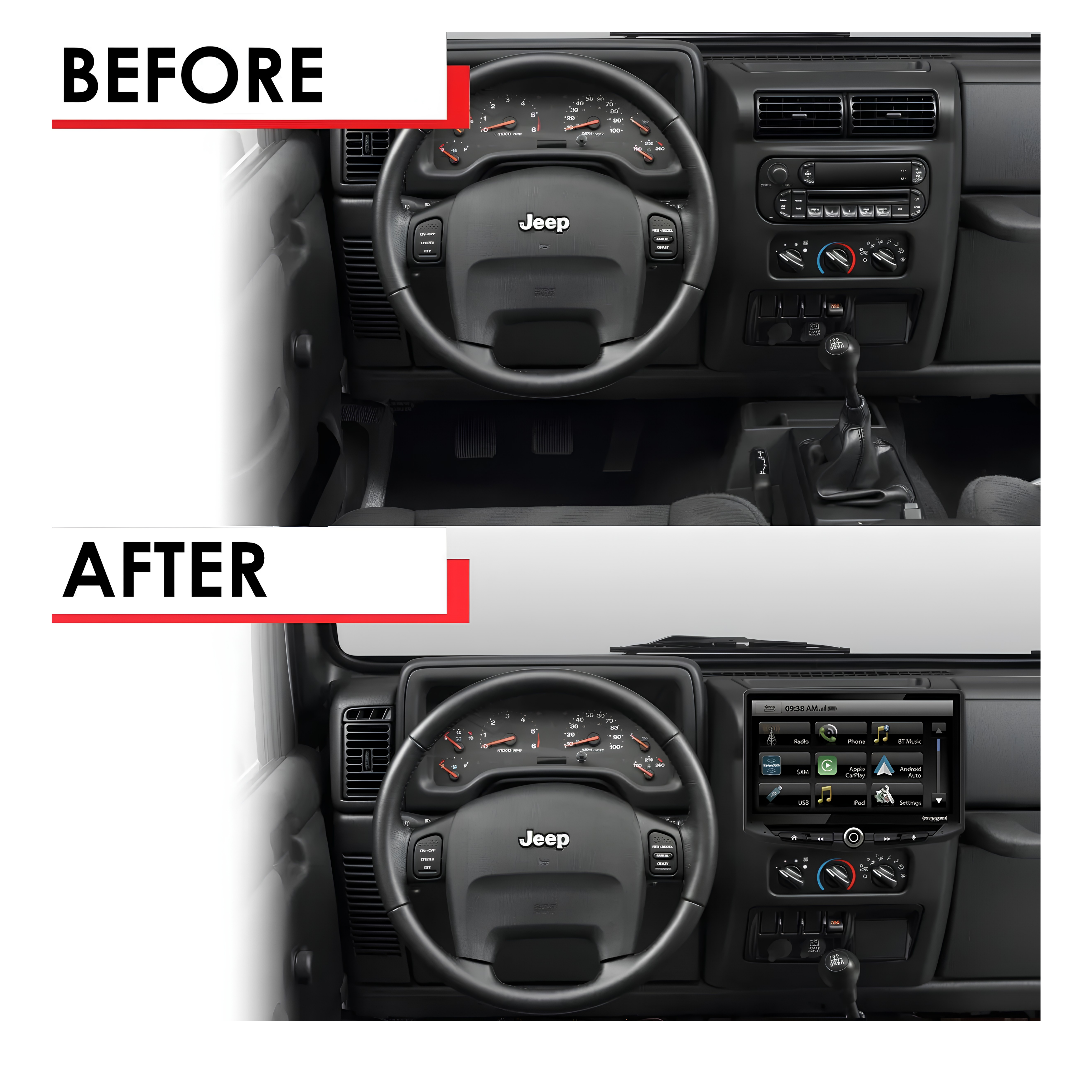 Stinger SRP-JW03H HEIGH10 Package To Suit JEEP Wrangler TJ 03-07