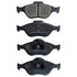 RDA RDB1724 GP Max brake pad set, low metallic, top view.