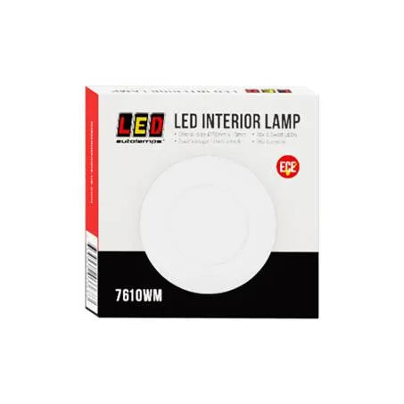 LED Autolamps 7610WM Small Round Interior/Exterior Lamp