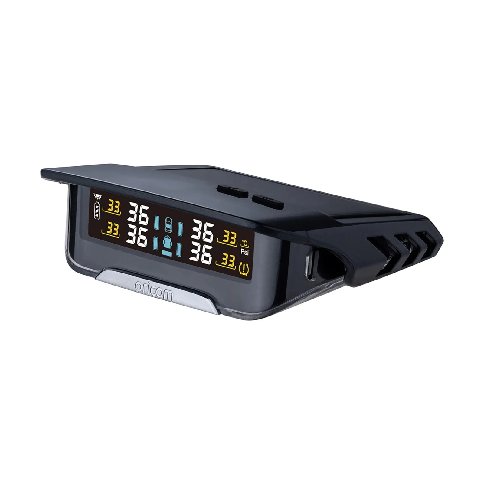 Oricom TPMS10-4E Tyre Pressure Monitoring System with 4 External Sensors and App Functionality