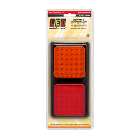 LED Autolamps 80BARM Multi Volt Stop/Tail/Indicator Assembly 72 LEDs Bracket