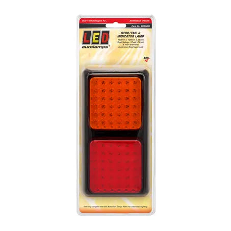 LED Autolamps 80BARM Multi Volt Stop/Tail/Indicator Assembly 72 LEDs Bracket