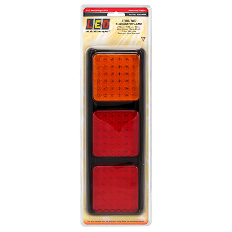 LED Autolamps 80BARRM Multi Volt LED Stop/Tail/Indicator Assembly 180 LEDs