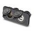 Narva 81144BL 12-24V Heavy-Duty Twin Accessory/Dual USB Sockets