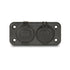 Narva 81170BL | Twin USB Socket – Flush Mount USB-A & USB-C Power Outlet (Black)
