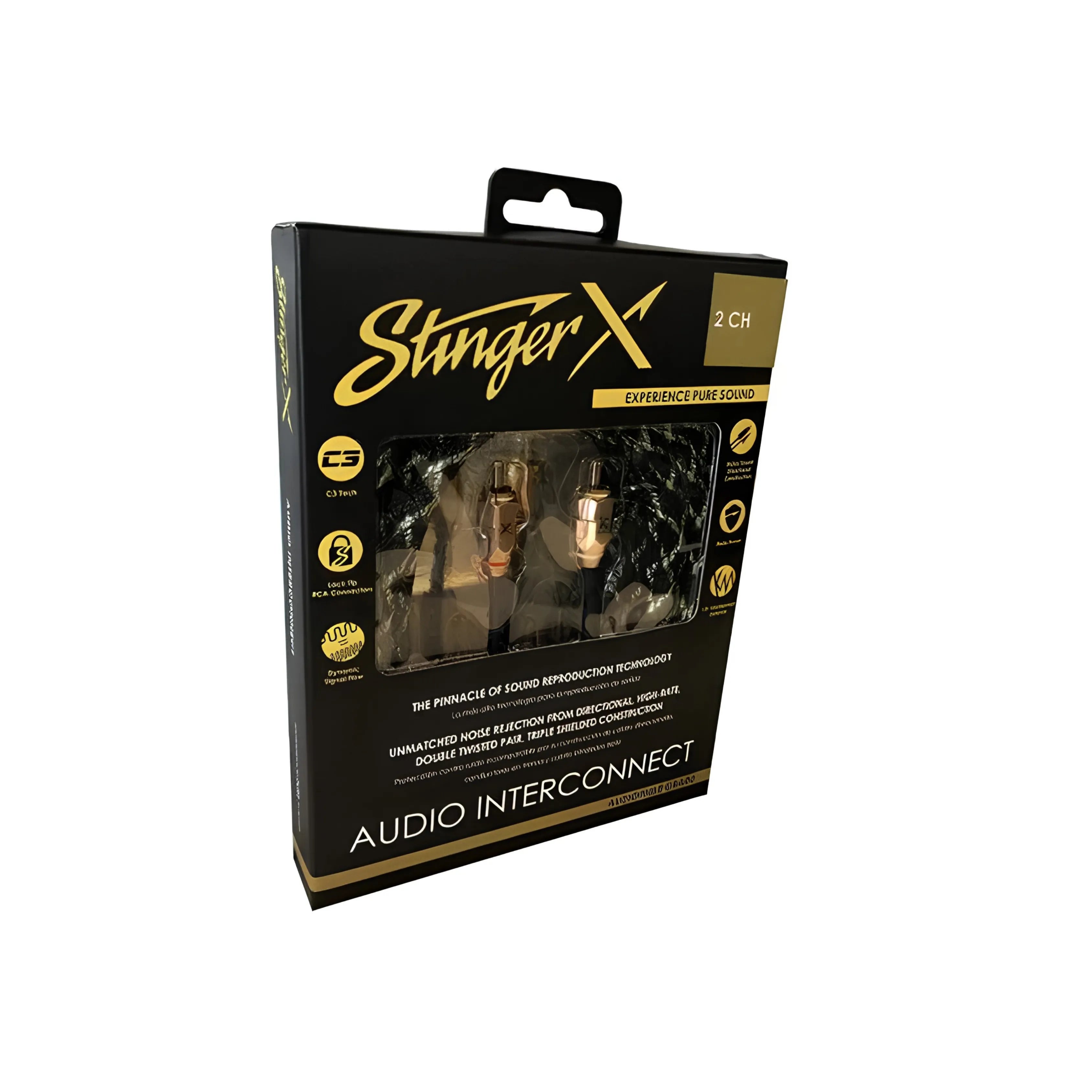Stinger XI3217 X3 Series 2-Channel RCA Interconnect 17ft