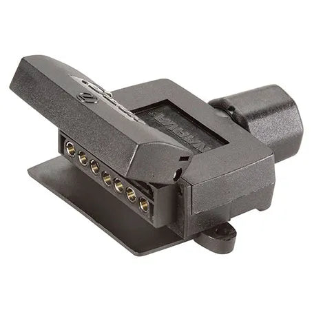 Narva 82042BL Trailer Socket 7 Pin Flat - Plastic