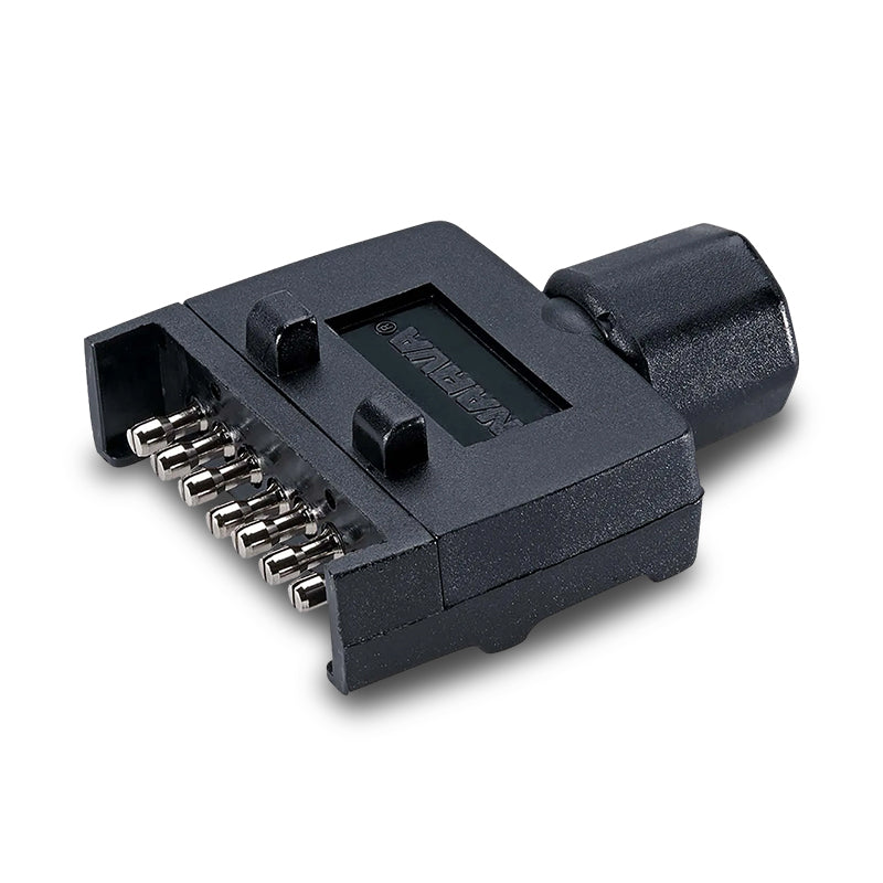 Narva 82141BL 7 Pin Flat 'Quickfit' Plastic Trailer Plug