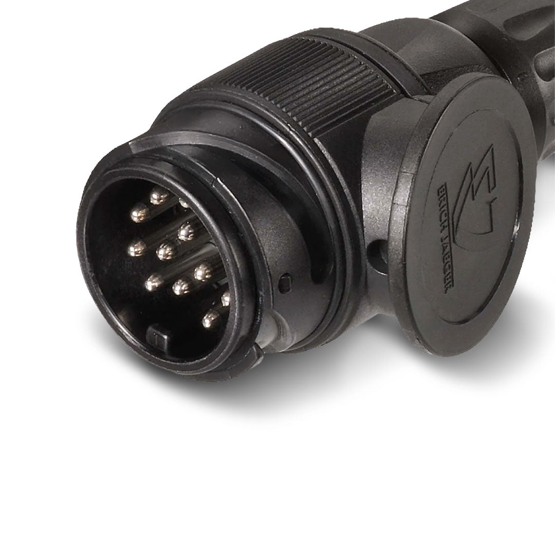 Narva 82285BL | 13 Pin Euro to 7 Pin Flat Trailer Socket Heavy-Duty Adapter for Caravans & Trailers