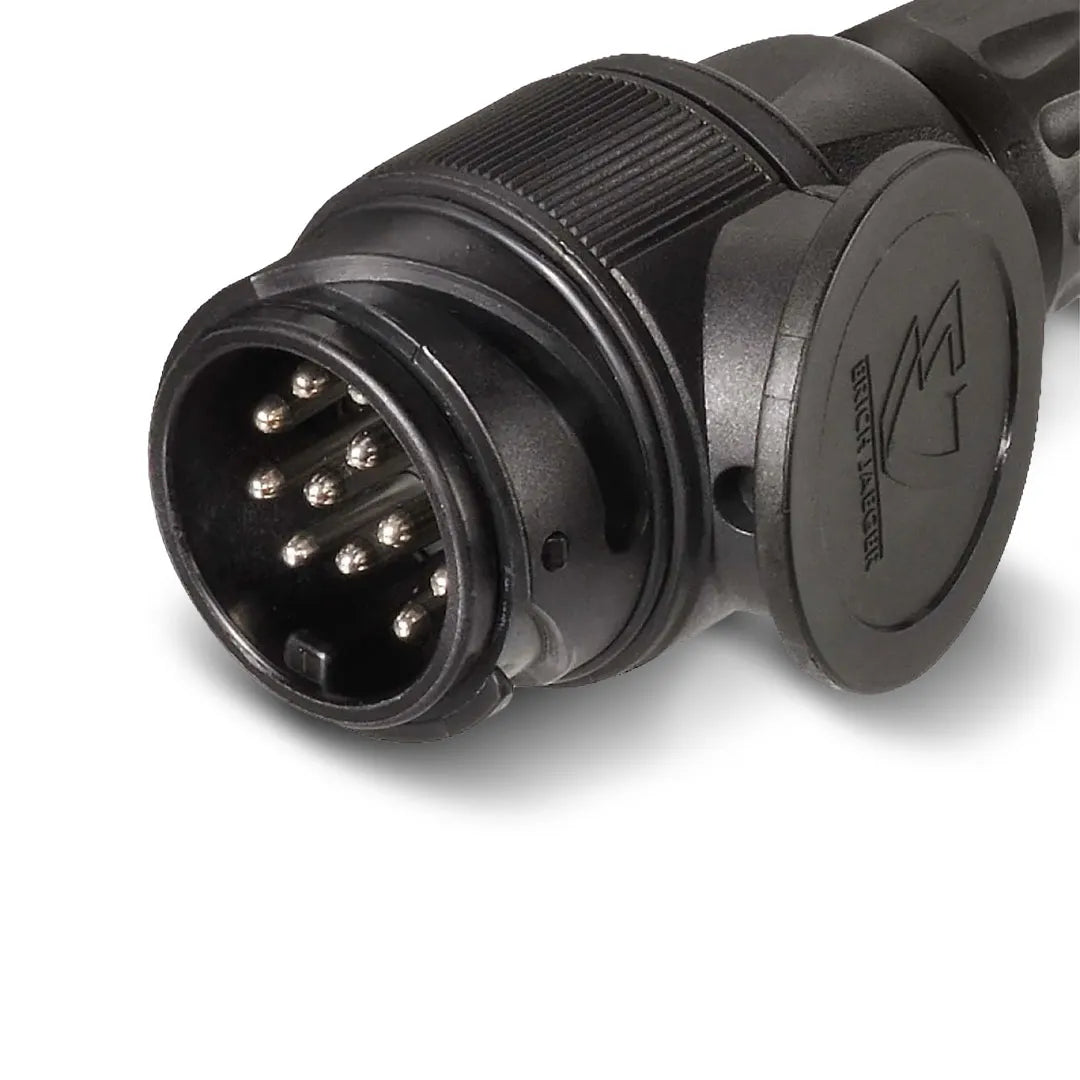 Narva 82285BL | 13 Pin Euro to 7 Pin Flat Trailer Socket Heavy-Duty Adapter for Caravans & Trailers