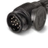 Narva 82285BL | 13 Pin Euro to 7 Pin Flat Trailer Socket Heavy-Duty Adapter for Caravans & Trailers