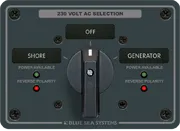 Blue Sea BS-8357B AC Rotary Panel 230VAC 65A OFF + 2