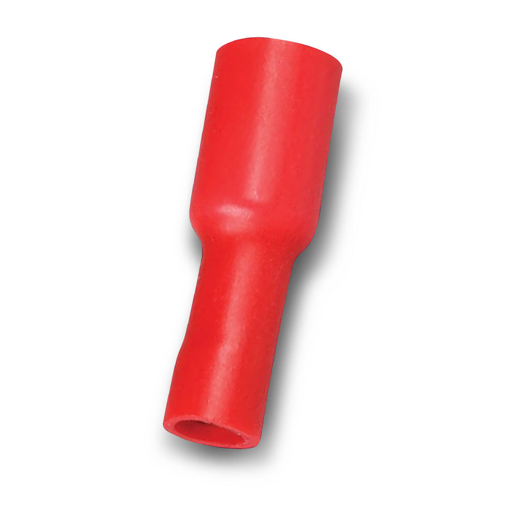 Hella 8522 | Crimp Terminal | Female Bullet Red Terminal Entry 3mm Vinyl 100 Pce