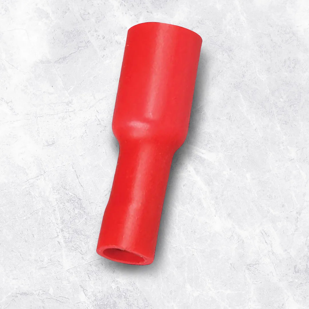 Hella 8522 | Crimp Terminal | Female Bullet Red Terminal Entry 3mm Vinyl 100 Pce