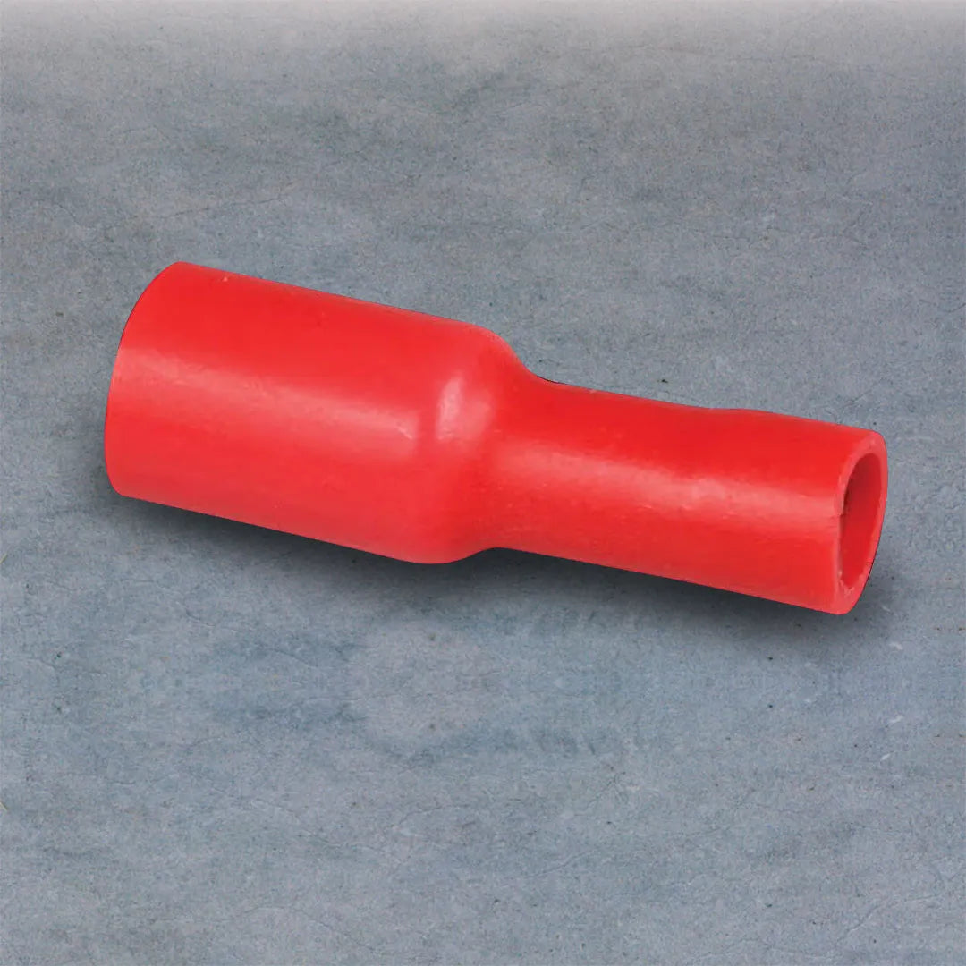 Hella 8522 | Crimp Terminal | Female Bullet Red Terminal Entry 3mm Vinyl 100 Pce