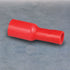 Hella 8522 | Crimp Terminal | Female Bullet Red Terminal Entry 3mm Vinyl 100 Pce