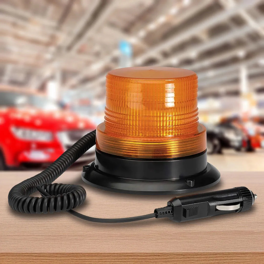 Narva 85369A Guardian LED Quad Flash Strobe/Beacon Amber 12-80V 2.5m Spiral Cord