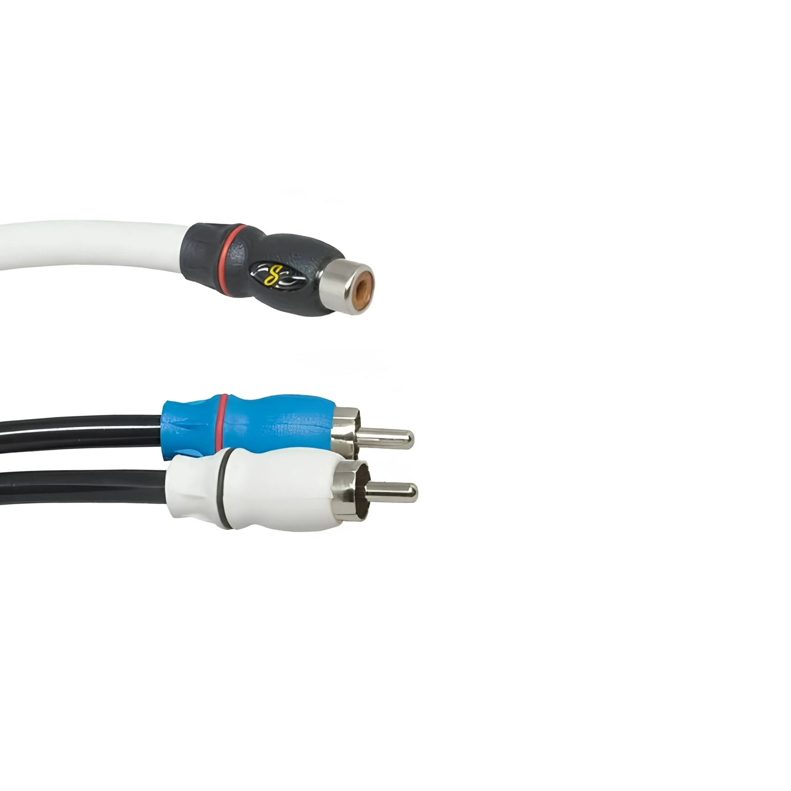 Stinger SMRCAYM PowerSports Male Y Splitter RCA Lead