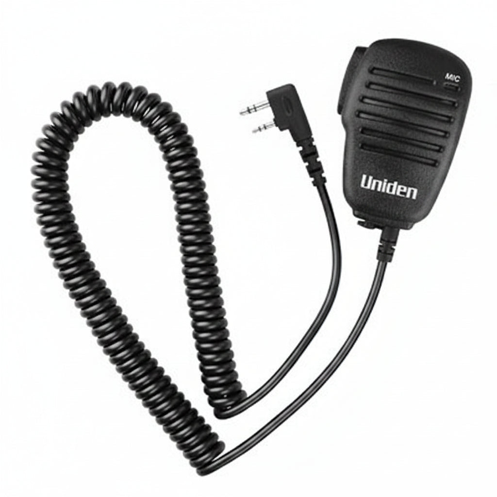 Uniden SM800 Speaker Microphone Suits UH810S/UH820S/UH835S/UH850S and UH950S UHF Handheld Radios