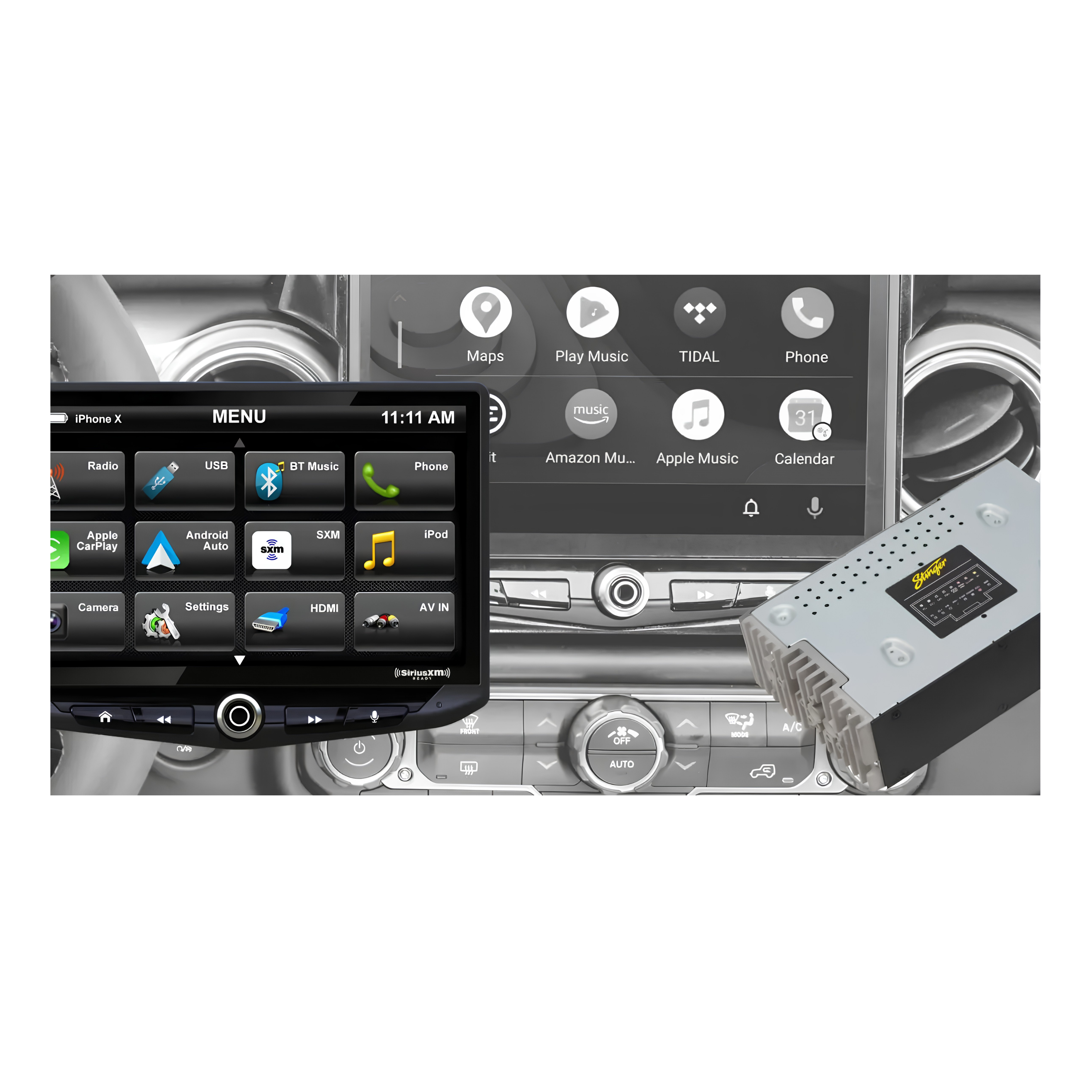 Stinger SRP-NI002H HEIGH10 Infotainment Package For Nissan Navara '15 – '19
