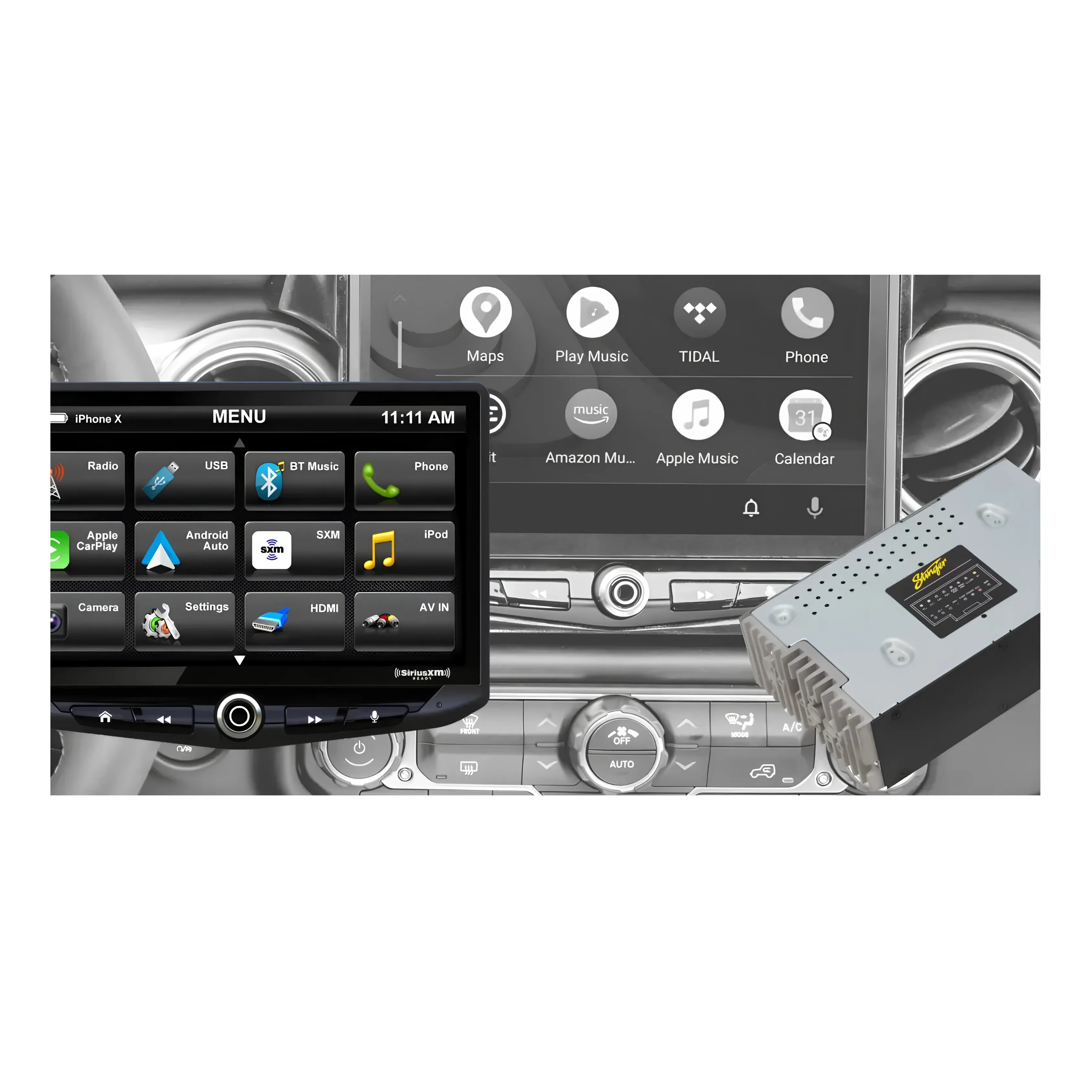 Stinger SRP-NI002H HEIGH10 Infotainment Package For Nissan Navara '15 – '19