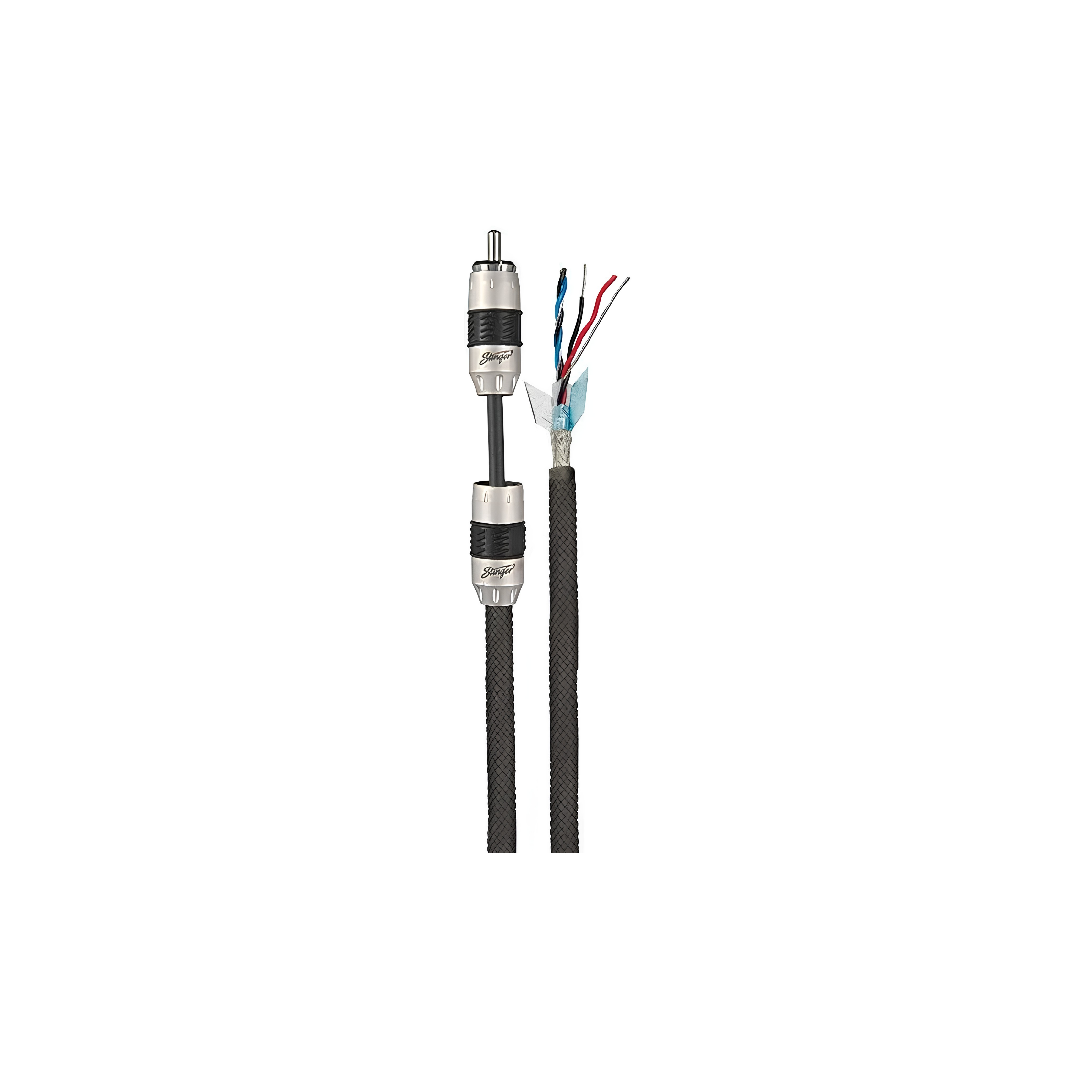 Stinger SI8212 8000 Series 2-Channel Triple Shielded RCA 12ft