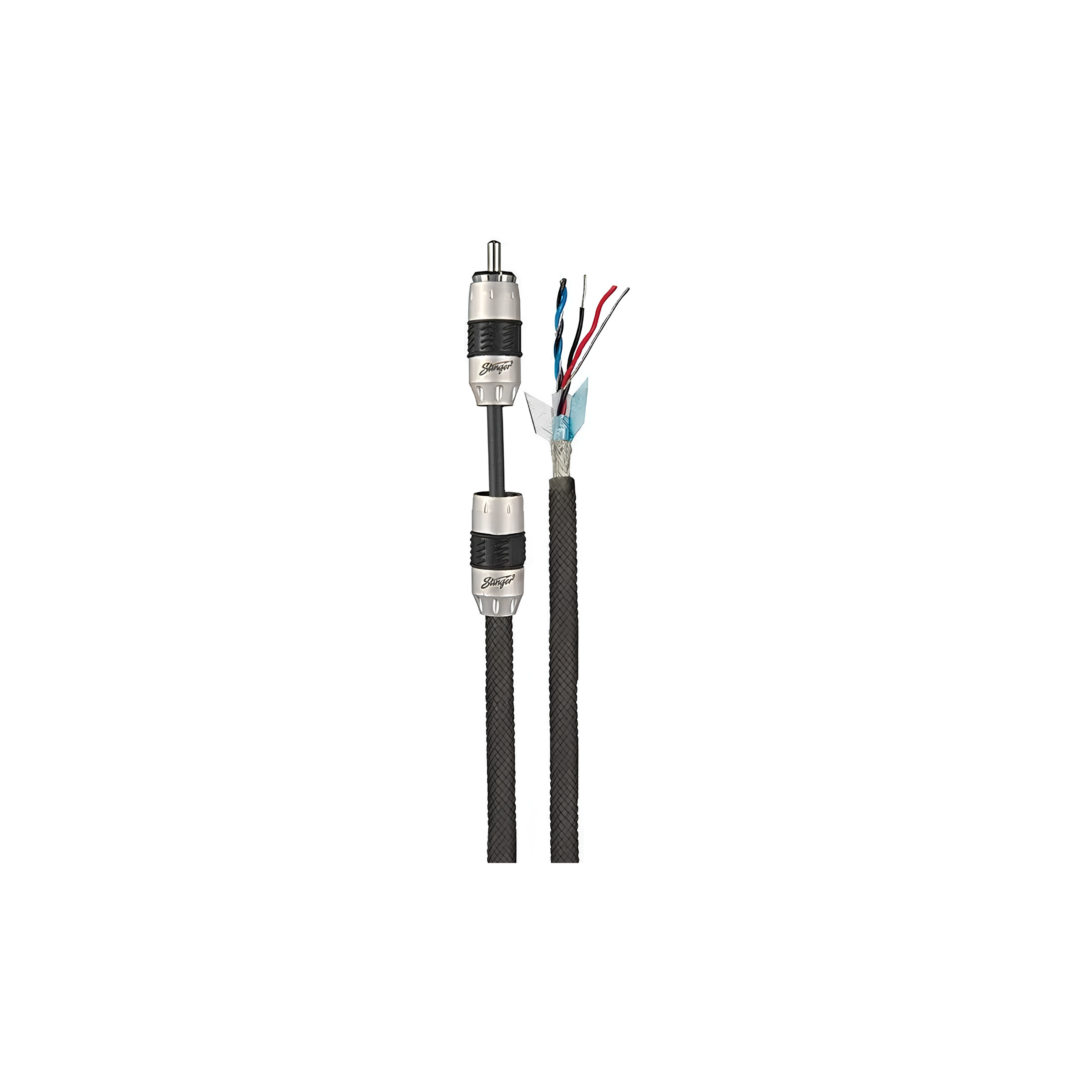 Stinger SI8217 8000 Series 2-Channel Triple Shielded RCA 17ft