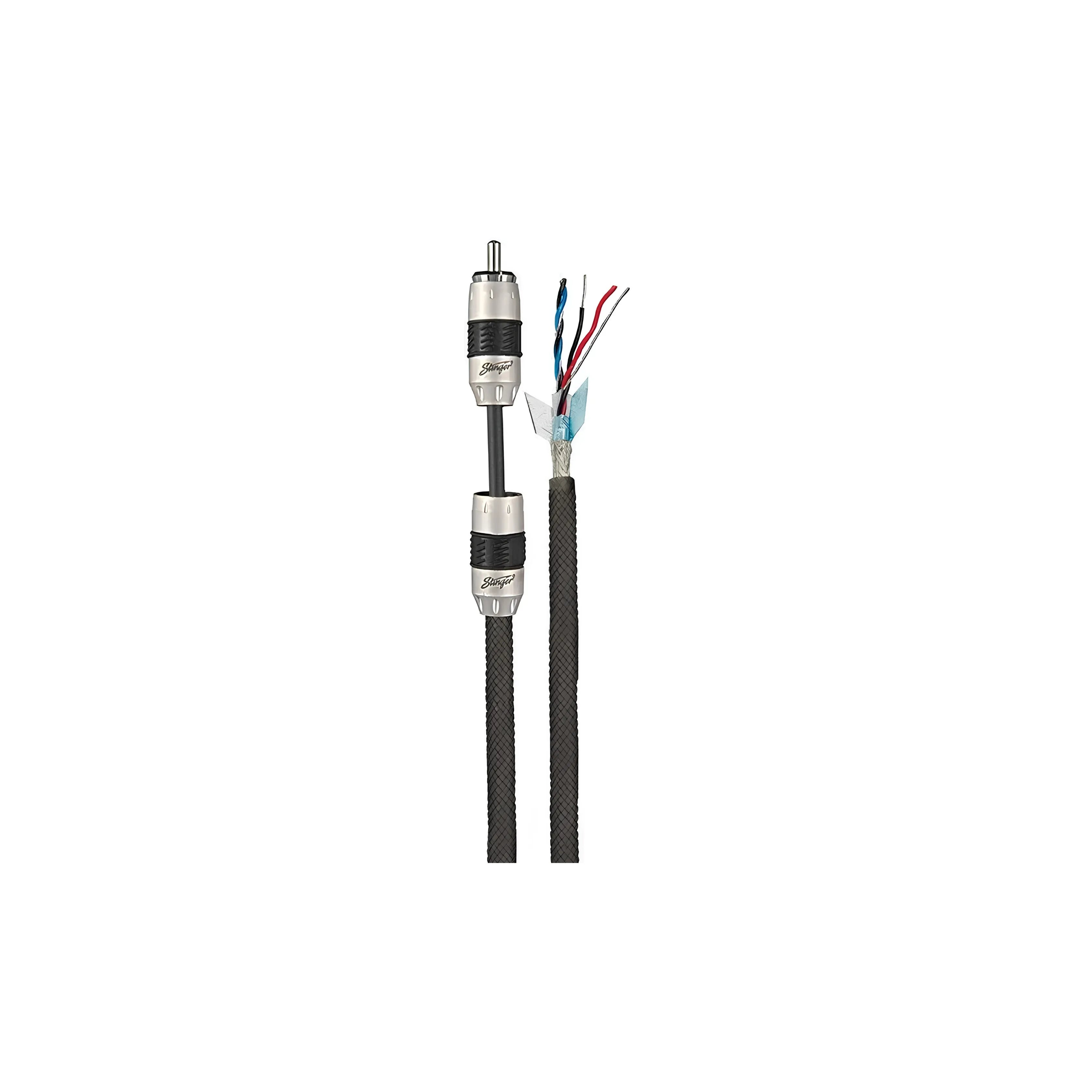 Stinger SI8217 8000 Series 2-Channel Triple Shielded RCA 17ft